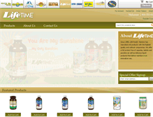 Tablet Screenshot of lifetimevitamins.com